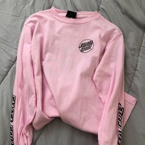 santa cruz pink longsleeve